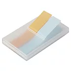 [MUJI 無印良品]PET盒裝透明便利貼/細.2入