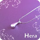 【Hera】微甜俏皮 可愛別緻水滴造型項鍊(銀色)