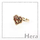 【Hera】雜誌明星最愛豹\紋心形戒指(金色)