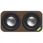 【三分之二】美國Vers 2Q Sound System天然環保原木手工藍芽揚聲器 iPad/iPhone/Macbook（胡桃木）