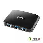 i-rocks IR4700 4孔USB 3.0 HUB (黑)