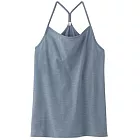 [MUJI 無印良品]女有機多層次Y字細肩帶S藍色