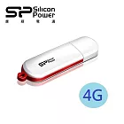 廣穎 Silicon Power LuxMini 320 4GB 簡約雅致碟(淨白)