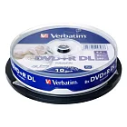 Verbatim Life版 AZO 8X DVD+R DL 8.5GB 珍珠白滿版可印片x10P= 威寶獨家AZO染料