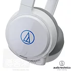 鐵三角Audio-Technica ATH-WM77 白色WH 可自由替換的雙色機殼 頭戴式捲線耳機