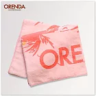 ORENDA 棕梠樹長纖維吸水海灘巾FREE粉紅