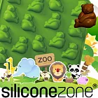 【Siliconezone 】施理康ZOO耐熱巧克力模/冰模-綠熊貓