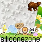 【Siliconezone 】施理康ZOO耐熱巧克力模/冰模-白北極熊