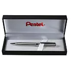 【Pentel】B810高級不鏽鋼原子筆 時尚銀