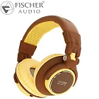 Fischer Audio FA-005 耳罩式耳機 公司貨brown-yellow