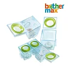 英國 Brother Max 副食品防漏保鮮分裝盒組合包【大號2盒+小號3盒】- 可冷凍、微波、消毒，儲存、使用、攜帶方便