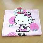 Hello Kitty 凱蒂貓-復古紅圓點-小毛巾3入