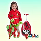 【Kiddidoo】童趣造型ABS拉桿行李箱_瓢蟲