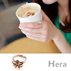 【Hera】赫拉 韓國飾品水鑽蜘蛛微調戒指(玫瑰金)