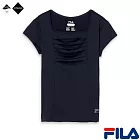 FILA女性Yoga造型短衫5TEM-5601-BK-S(40)時尚黑