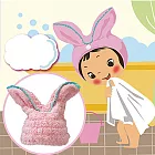 【日本原裝進口】兒童兔子造型吸水頭巾_S-312LP