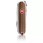 VICTORINOX 限量迷你七用印花瑞士刀-巧克力