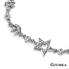 【GIUMKA】星星月亮鋯石手鍊 精鍍正白K MB00640銀色