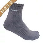 【和諧生活有機棉】運動襪 灰色25-27cm