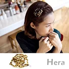 【Hera】赫拉 豹紋渲染山茶花邊夾/髮扣/髮夾(六色任選)透明淺咖啡