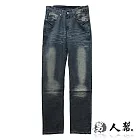 【男人幫Man』s Shop】K0386＊潮流嚴選【經典刷色小直筒牛仔褲】立體剪裁/街頭鬼痕抓皺藍色30號