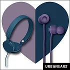 Urbanears 瑞典設計 情人節限量買一送一組合 Humlan + Bagis 耳機湛藍色+丁香紫