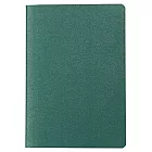 [MUJI 無印良品]再生紙護照筆記本(方眼)/綠.24頁
