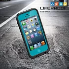 LIFEPROOF 超強保護殼(防水防雪防震防泥) for Apple iPhone 5<BR>新色報到 ★湖水綠湖水綠