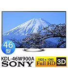 【送精緻桌裝】SONY KDL-46W900A 新力 46型 3D 高畫質數位液晶電視*日本製【公司貨】內附 主動式3D眼鏡x4.