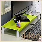 【ikloo】省空間桌上鍵盤架螢幕架-蘋果綠蘋果綠