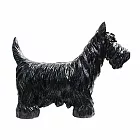 格蘭梗犬造型擺飾-時尚黑