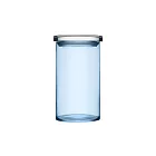 北歐芬蘭 iittala Jars水晶玻璃儲藏罐 淺藍色 200x116mm