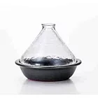 《桃華繪裡精選》蒸煮式‧摩洛哥透明塔金鍋(萬古燒款)透明款透明