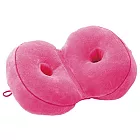 【cecile雜貨】貝果造型美尻坐墊枕(野莓紅)