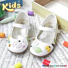 【Kids】花園世界甜心娃娃鞋-白色兒童款25白色