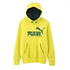 【UH】PUMA - 經典LOGO絨布帽T(男款) -S青綠