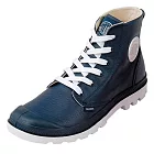 【UH】PALLADIUM - 皮革深藍休閒鞋(男款) -42藍色
