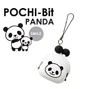 POCHI 迷你珠扣包耳機塞吊飾-熊貓