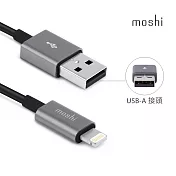 moshi Lightning - USB 傳輸線鈦黑