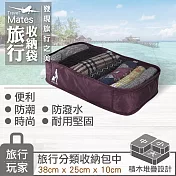 《旅行玩家》分類收納袋(中)1入紫色