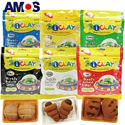 韓國AMOS 6色50克袋裝超輕黏土