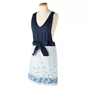 【Afternoon Tea】里昂微風連身圍裙 海軍藍