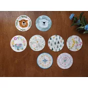 【TOMO】輕透貝殼杯墊_北極熊