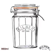 【KILNER】復古扣式密封貯存罐 950ml