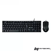 B.Friend KB450 有線鍵鼠組合-黑