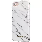LAUT iPhone 7 Plus 大理石系列軟式手機保護殼白
