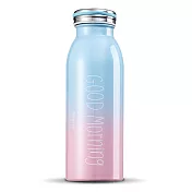 瑞典【GREEGREEN】 漸層牛奶保溫杯 450ml 藍粉色