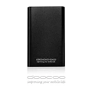 doocoo coherer 10000+ 雙輸出鋁合金 智能行動電源 (支援快速充放電)霧面黑