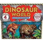 Dinosaur World- Sticker and Activity Pack 探索恐龍貼紙遊戲書