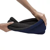 英國 Ostrich Pillow 旅行護頸枕 Light 西班牙手工製 雙面可用款 Moonlight Blue 暗藍+黑